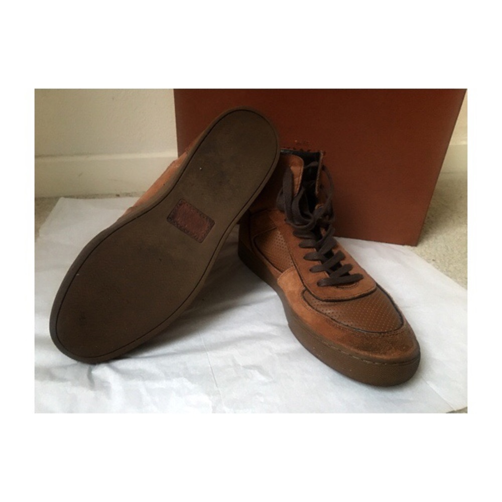 COACH Genuine Leather Dave Sneaker Hi-Top - Picture 3 of 8